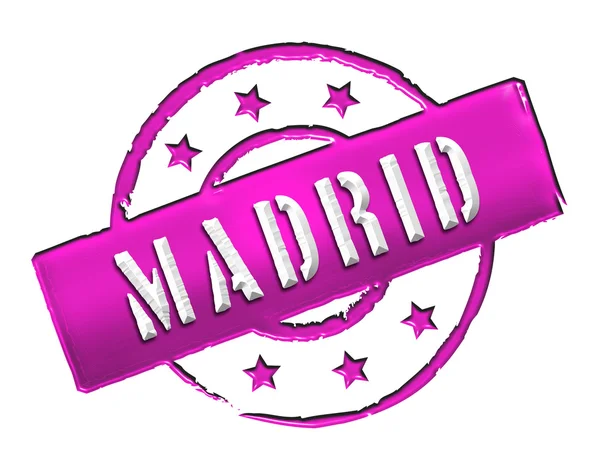 Pieczęć - Madryt — Zdjęcie stockowe