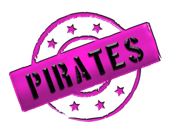 Pieczęć - piraci — Zdjęcie stockowe
