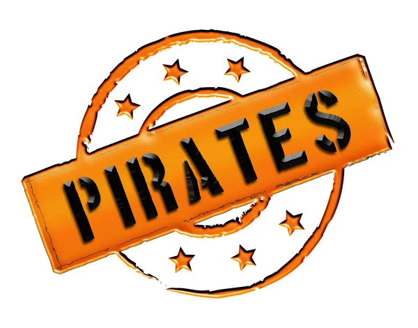 Razítko - piráti — Stock fotografie