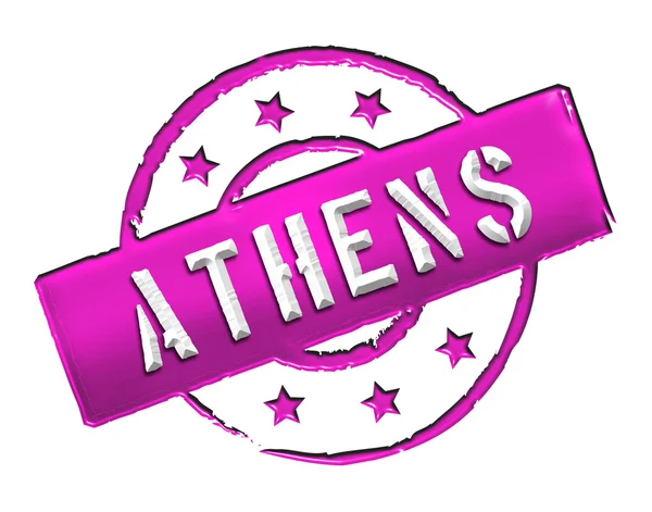 Bélyegző - Athén — Stock Fotó