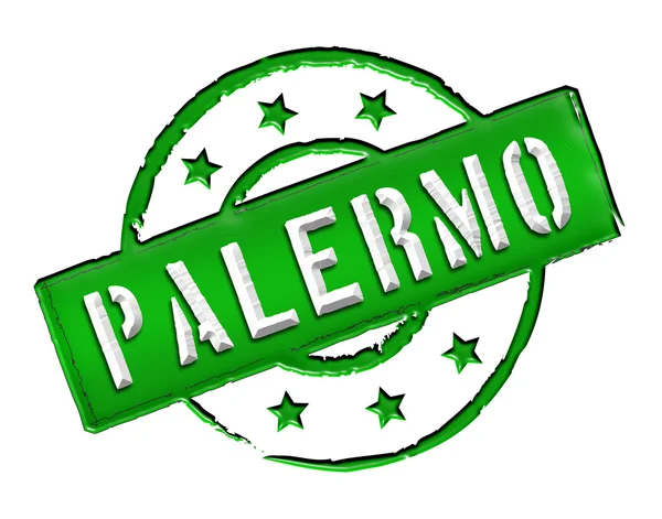 Briefmarke - Palermo — Stockfoto