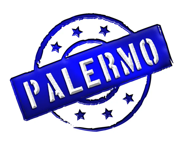 Stamp - Palermo — Stock Photo, Image