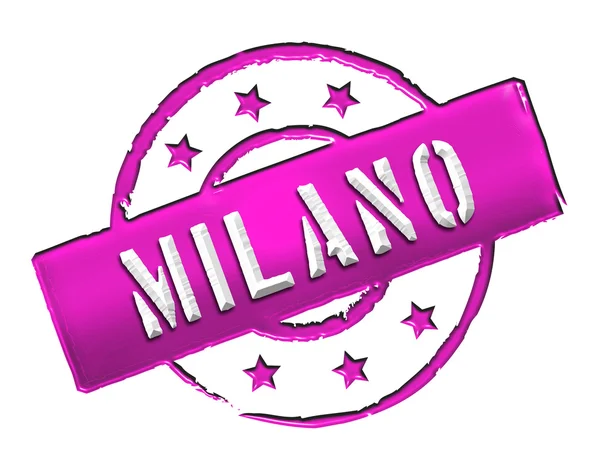 Pieczęć - milano — Zdjęcie stockowe