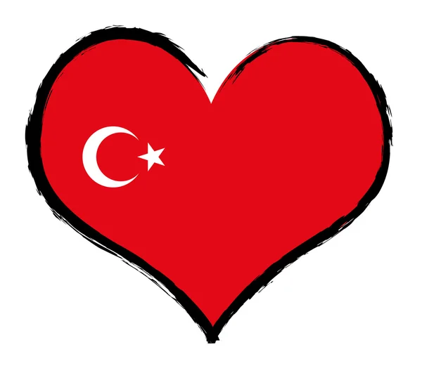 Серце - Туреччина — стокове фото