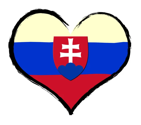 Серце - Словаччина — стокове фото