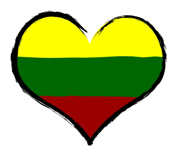 Srdce - Litva — Stock fotografie