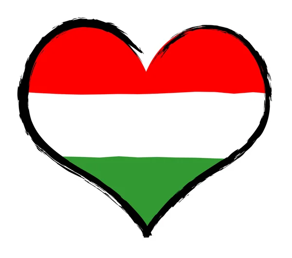Srdce - Maďarsko — Stock fotografie