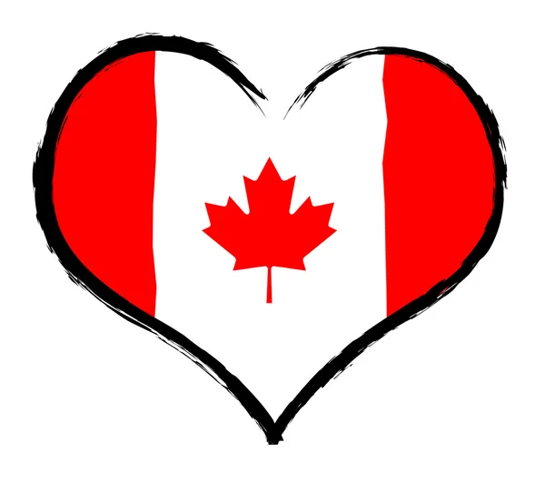 Серце - Канада — стокове фото
