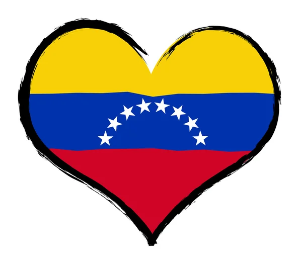 Серце - Венесуела — стокове фото