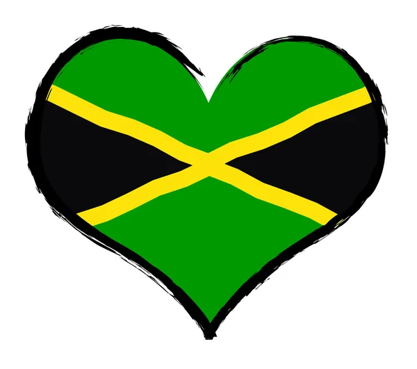 Серце - Ямайка — стокове фото