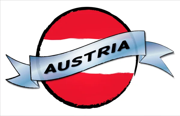 円の土地オーストリア — ストック写真