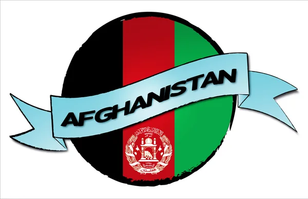 Koło ziemi Afganistanu — Zdjęcie stockowe