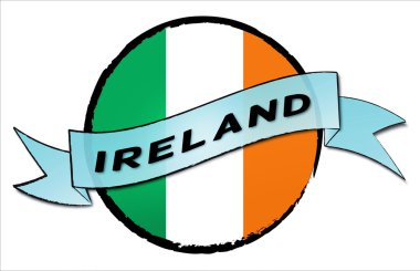 Circle Land IRELAND clipart