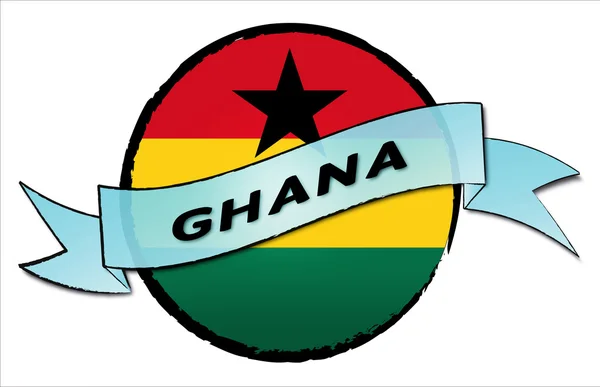 Koło ziemi Ghany — Zdjęcie stockowe
