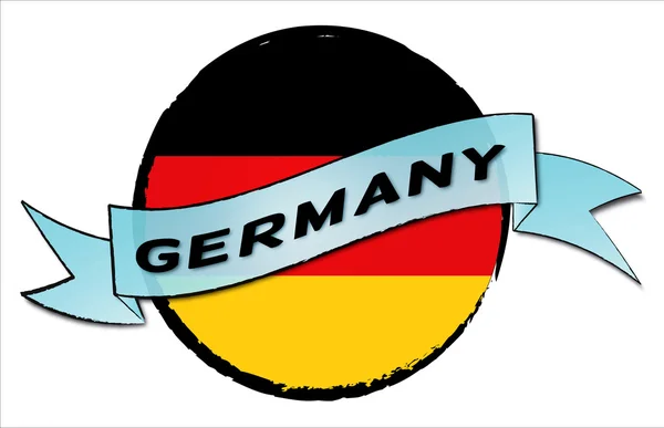 Circle land Duitsland — Stockfoto