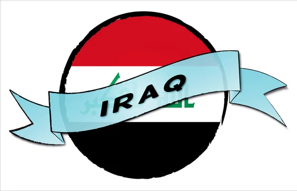 Círculo terra Iraque — Fotografia de Stock