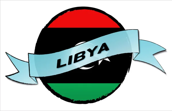 Circle Land LIBYA — Stock Photo, Image