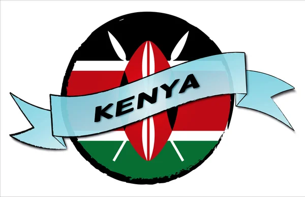 Коло землі Кенії — стокове фото