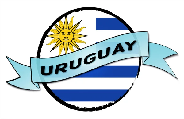 Koło ziemi Urugwaju — Zdjęcie stockowe