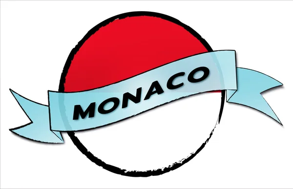 Коло землі Монако — стокове фото