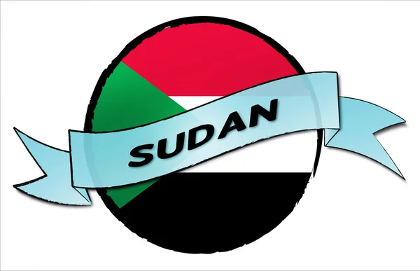サークル スーダンを土地します。 — ストック写真