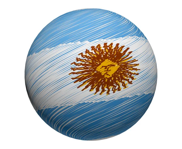 星球阿根廷 — 图库照片