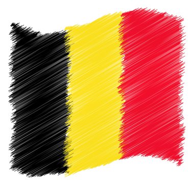 Sketch - Belgium clipart