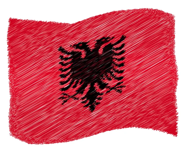 Ескіз - Албанія — стокове фото
