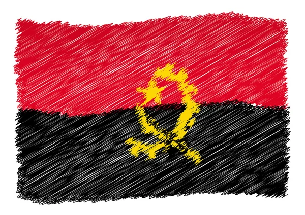 Vázlat - Angola — Stock Fotó