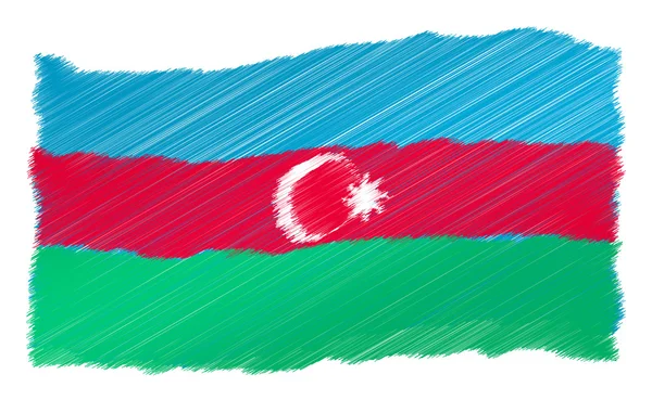 Ескіз - Азербайджан — стокове фото