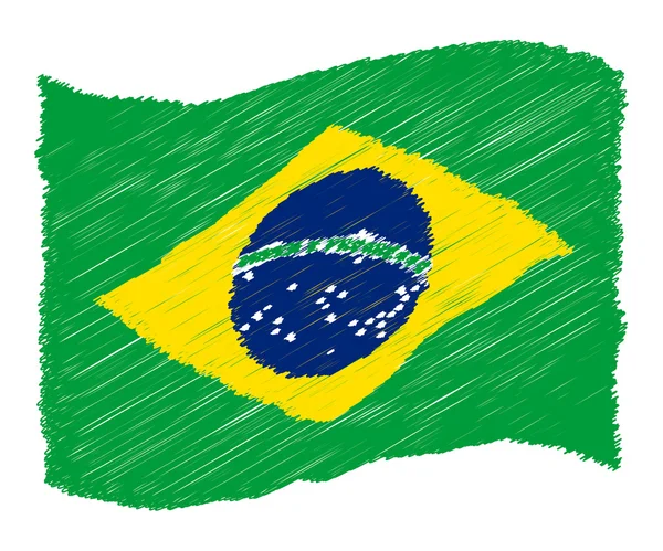 Skiss - Brasilien — Stockfoto