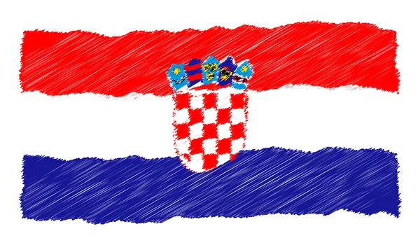 Szkic - Chorwacja — Zdjęcie stockowe