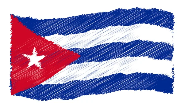 Sketch - Küba — Stok fotoğraf