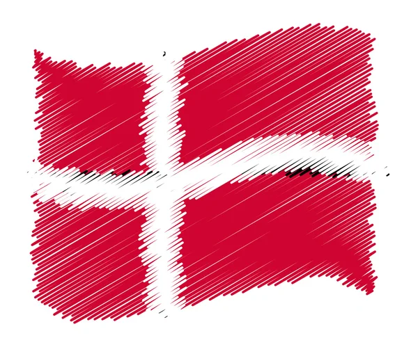 Sketch - Denmark — Stock Photo, Image