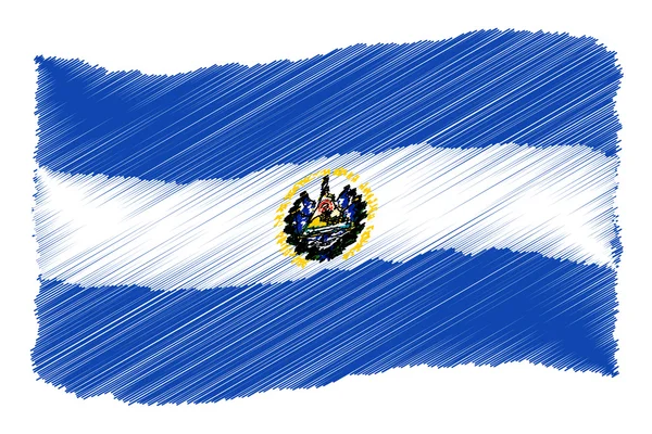 Ескіз - Ель-Сальвадор — стокове фото