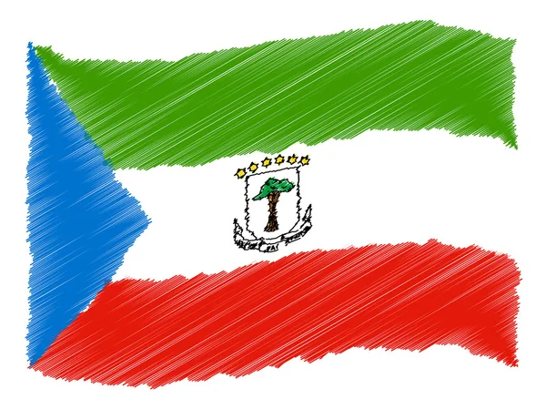 Sketch - Equatorial Guinea — Stock Photo, Image