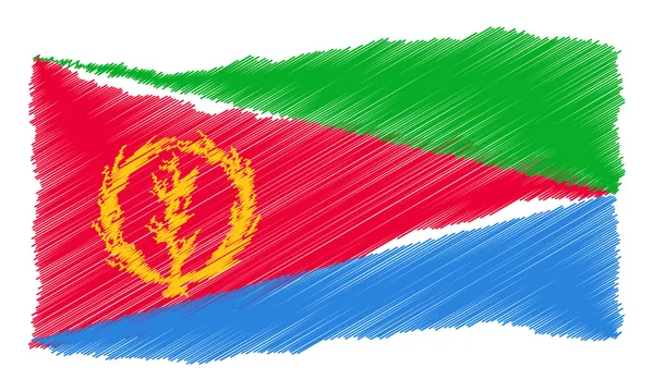 Bosquejo - Eritrea — Foto de Stock