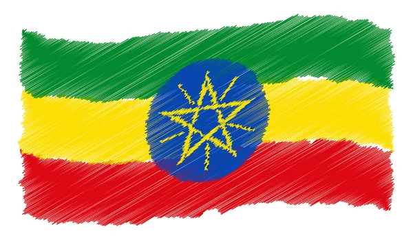 Szkic - Etiopia — Zdjęcie stockowe