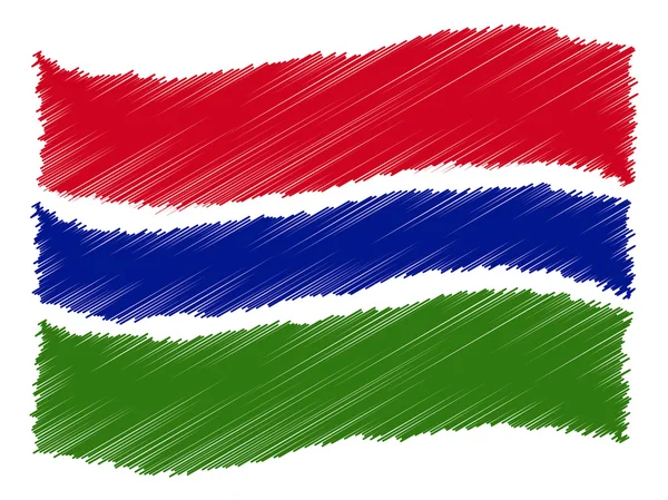 Sketch - Gambia — Stock Photo, Image