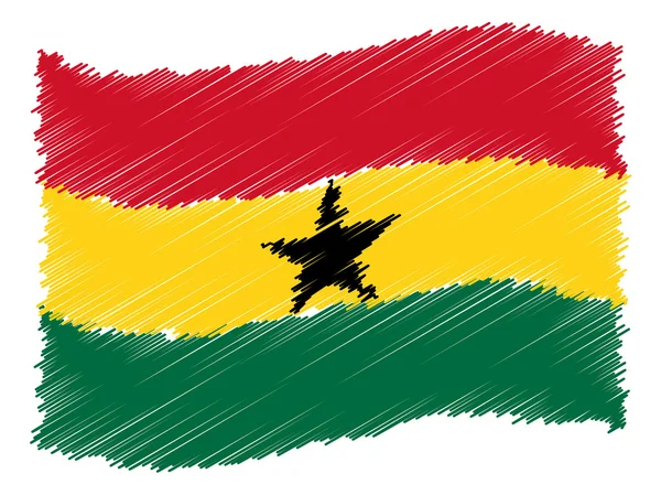 Рисунок - Гана — стоковое фото
