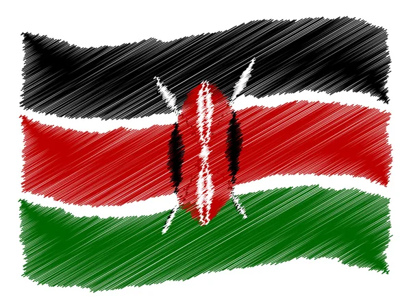 Sketch - Kenia — Stockfoto