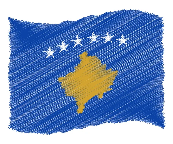 Sketch - Косово — стоковое фото