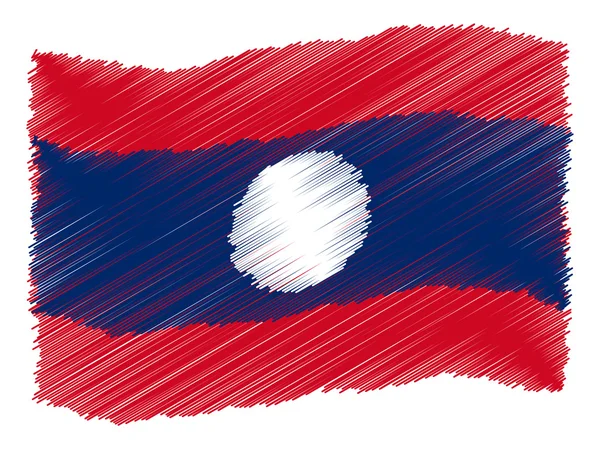Sketch - Laos — Stock Photo, Image