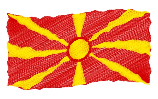 Skizze - Mazedonien — Stockfoto