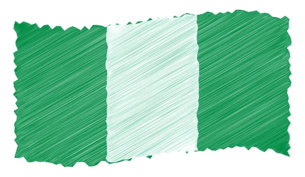 Sketch - Нигерия — стоковое фото