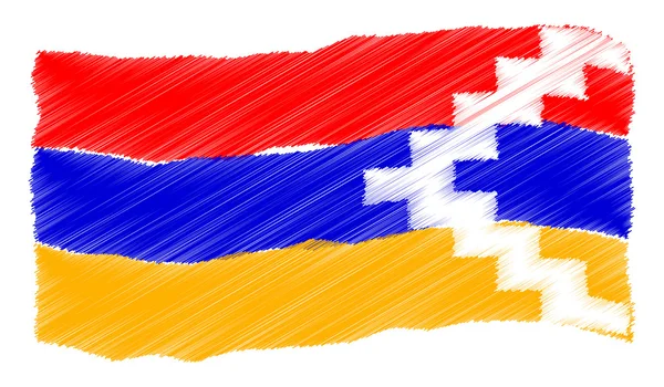 Sketch - Nagorno-Karabakh — Stock Photo, Image