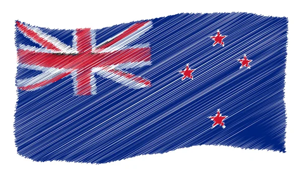 Sketch - New Zealand — Stock Photo, Image