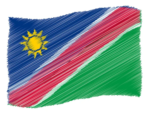 Sketch - Namibia — Stock Photo, Image