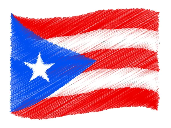 Σκίτσο - Πουέρτο Ρίκο — Φωτογραφία Αρχείου
