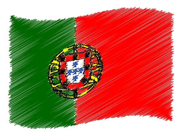 Σκίτσο - Πορτογαλία — Φωτογραφία Αρχείου